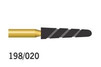 Gold Twister Burs Round End Taper FG Extra Coarse 198/020 