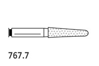 Two Striper Burs Round End Taper FG 767.7 Coarse 