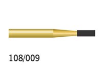 Gold Diamond Burs Cylinder FG Medium 108/009 