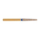 Gold Diamond Burs Round End Taper FG Medium 199/018 