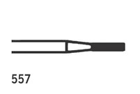 Jet TC Burs Straight Fissure Cross Cut FG 557 010 