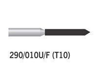 Diamond Burs Cylindrical Pointed FG No. 290/010 Ultra Fine T10 Ultra Fine 290-010XF (879) 
