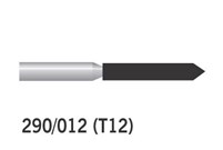 Diamond Burs Cylindrical Pointed FG No. 290/012 T12 Medium 290-012M (879) 