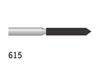 Diamond Burs Cylindrical Pointed FG No. 615 615 Medium 130-015M (885) 