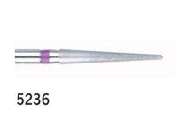BluWhite Diamond Finishing Burs Tapered Cylinder Round End FG 5236 Ultra Fine 016 