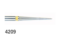 BluWhite Diamond Finishing Burs Tapered Cylinder Flat FG 4209 Fine 010 
