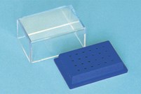 Aluminium Bur Stand 24 Holes Blue - FG/RA 