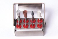 PlugIn Bur Holder 8 Holes Red 