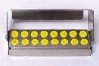 PlugIn Bur Holder 16 Holes Yellow 