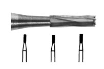 Tungsten Carbide Burs Flat Fissure Plain Cut FG 56 009 