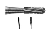 Tungsten Carbide Burs Dome Fissure Cross Cut FG 1557 010 