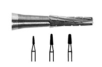 Tungsten Carbide Burs Taper Fissure Ctross Cut RA 702 016 