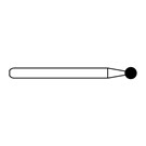 Tungsten Carbide Burs Round Finishing FG (FG 7006) 6 018 