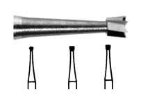 Tungsten Carbide Burs Inverted Cone Plain Cut RA 4 014 
