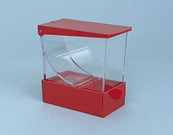 Cotton Wool Roll Dispenser Red 