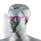 Visors Frame + 12 Face Shields - Purple Frame 